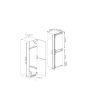 Blomberg KNE4564EVI 54cm Integrated 50/50 Frost Free Fridge Freezer