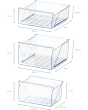 Bosch GTV15NWEBG 56cm Undercounter Freezer - White