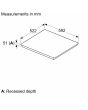 Bosch PIX631HC1E 60cm Induction Hob - Black