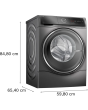Bosch WNC254ARGB 10.5kg/6kg 1400 Spin Washer Dryer Graphite