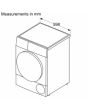 Bosch, Series 6 WQG24502GB 9kg Heat Pump Tumble Dryer - White