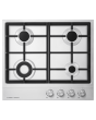Fisher & Paykel 60cm Gas Hob with 4 Burners in Steel