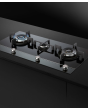 Fisher & Paykel 90cm Black Glass Gas Hob with 3 Burners