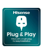 Hisense BI622ABPGUK Built-In Electric Steam Oven Jet Black