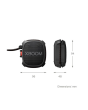 LG Go XG2 Portable Bluetooth Speaker Black
