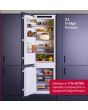 KI7962FD0G, Built-in fridge-freezer with freezer at bottom