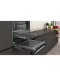 Neff B1ACE4HN0B 59.4cm Built In Electric CircoTherm Single Oven - BLACK/STEEL