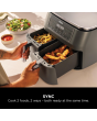Ninja DZ300UK 7.6 litre 6-in-1 Dual Zone Air Fryer - Gun Metal Grey