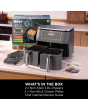 Ninja DZ300UK 7.6 litre 6-in-1 Dual Zone Air Fryer - Gun Metal Grey