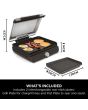 Ninja GR101UK Ninja Sizzle Grill & Flat Plate - Black