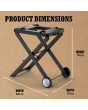 Ninja XSKGRLLSTDEUK Woodfire Electric BBQ Stand - Black
