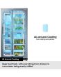 Samsung RS57DG400EM9EU 91cm Frost Free American Fridge Freezer - Silver