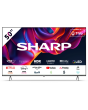 Sharp 4T-C50GM6245KS 50inch 4K UHD Quantum Dot Frameless Smart TiVo TV
