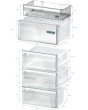 Siemens KG39N7ICTG 60 cm 70/30 Frost Free Fridge Freezer - Stainless Steel