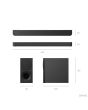 Sony HTSD40_CEK 2.1ch Dolby Digital Soundbar & Subwoofer - Black