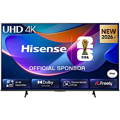 Hisense 43A6STUK 43 inch 4K AI Smart TV Black