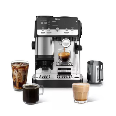 Ninja ES301UK Luxe MINI Espresso Machine Black Silver