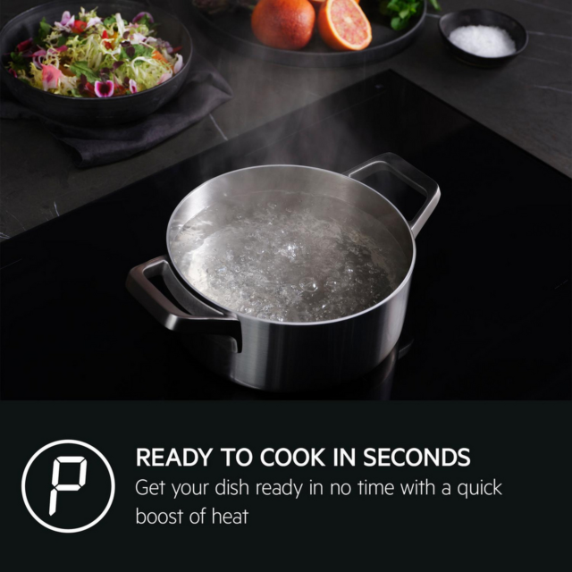 AEG SI84IB1BFB 78cm Induction Hob Black