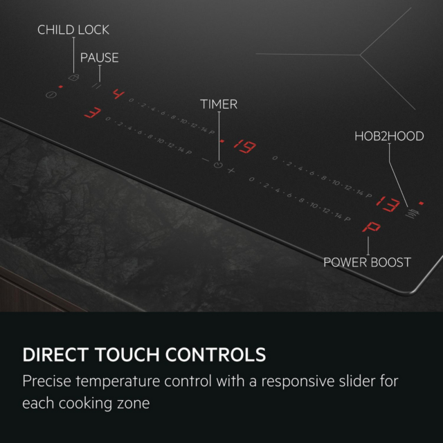 AEG SO64IA0BIT 58cm Induction Hob Black