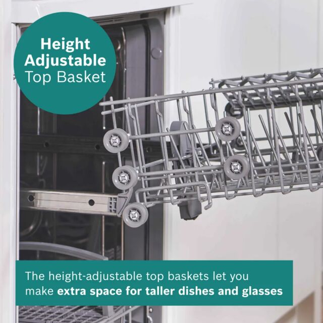 Bosch SMS26AW08G 60cm Dishwasher - White 12 Place Settings