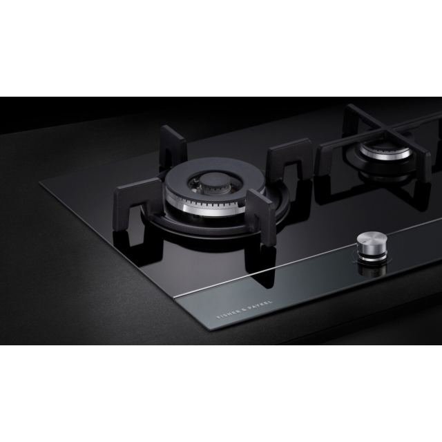 60cm Black Glass Gas Hob by Fisher & Paykel CG603DNGGB4
