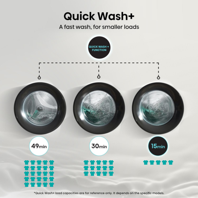 Hisense WF3S8043BB3 8kg 1400 Spin Washing Machine Black