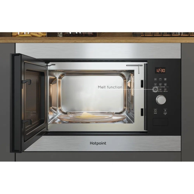 Hotpoint MF25GIXH Built-In Compact Microwave Oven