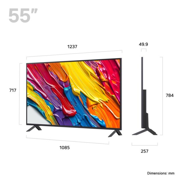 LG 55QNED84A6C.AEK 55inch 4K Ultra HD QNED Smart TV