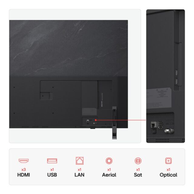 LG 55QNED84A6C.AEK 55inch 4K Ultra HD QNED Smart TV