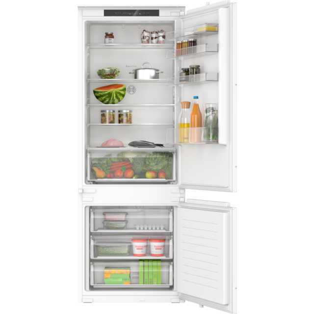 KBN96NSE1G, Built-in fridge-freezer with freezer at bottom