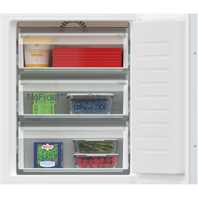 KI86NVSE0G, Built-in fridge-freezer with freezer at bottom