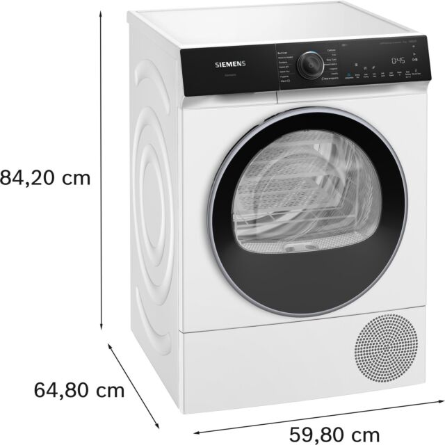 WQ46H2D9GB, Heat pump tumble dryer