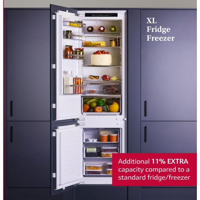 KI7962FD0G, Built-in fridge-freezer with freezer at bottom