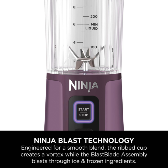 Ninja BC151UKPR Cordless Portable Blender with USB-C