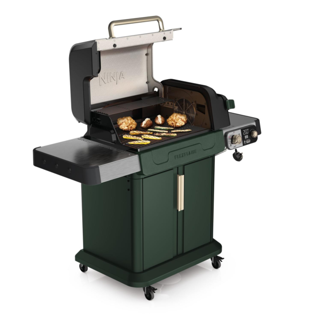 Ninja PG301UKGN FlexFlame Gas BBQ Green