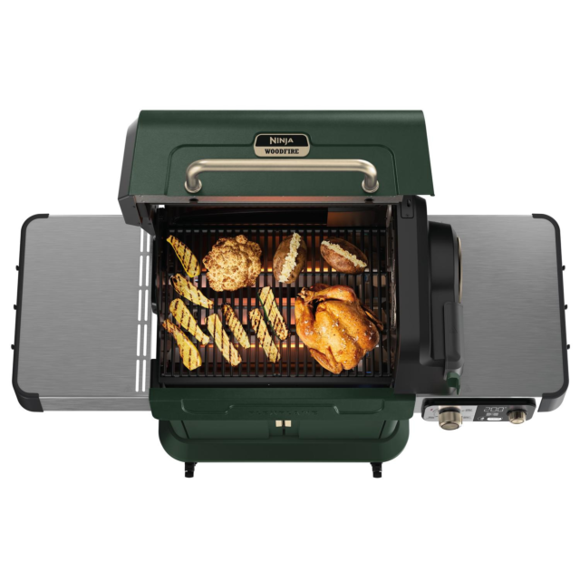 Ninja PG301UKGN FlexFlame Gas BBQ Green
