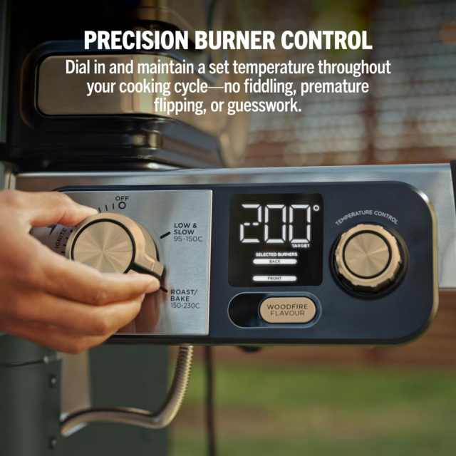 Ninja PG301UKGN FlexFlame Gas BBQ Green