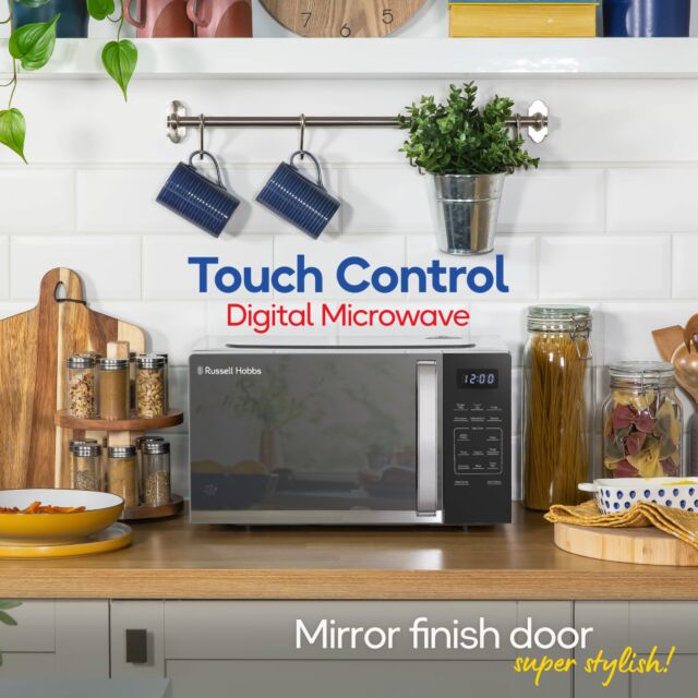 Russell Hobbs RHMT2045S 20 Litre Touch Control Digital Microwave - Silver