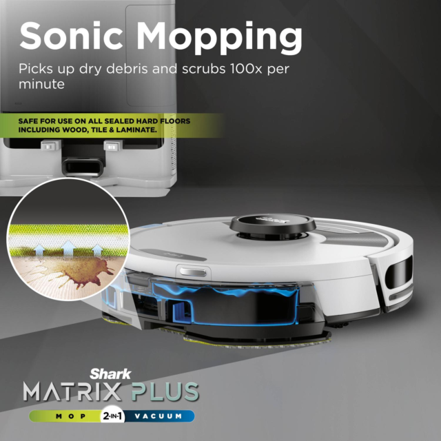 Shark RV2620WAUKWH Matrix Plus 2 in 1 Vacuum & Mop