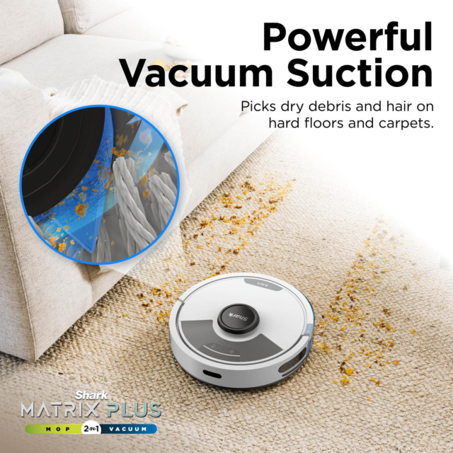 Shark RV2620WAUKWH Matrix Plus 2 in 1 Vacuum & Mop