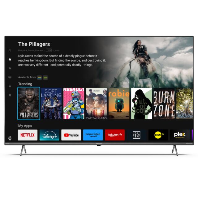 Sharp 4T-C50GM6245KS 50inch 4K UHD Quantum Dot Frameless Smart TiVo TV