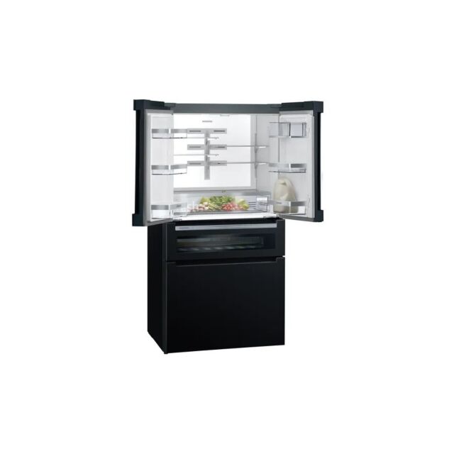 Siemens KF96RSBEA French GlassDoor American Style Fridge Freezer