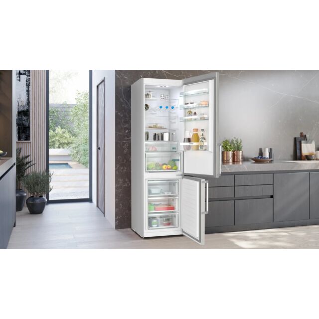 Siemens KG39N7ICTG 60 cm 70/30 Frost Free Fridge Freezer - Stainless Steel