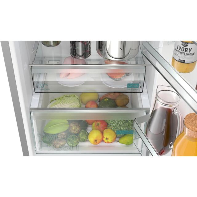 Siemens KG39N7ICTG 60 cm 70/30 Frost Free Fridge Freezer - Stainless Steel