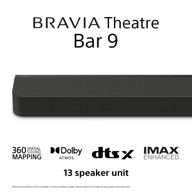 Sony HTA9000.CEK 7.0.2 Dolby AtmosÂ® Soundbar - Black
