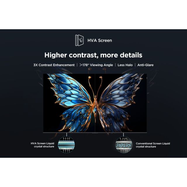 TCL 65P7K-UK 65inch 4K QLED Direct LED HDR Google TV