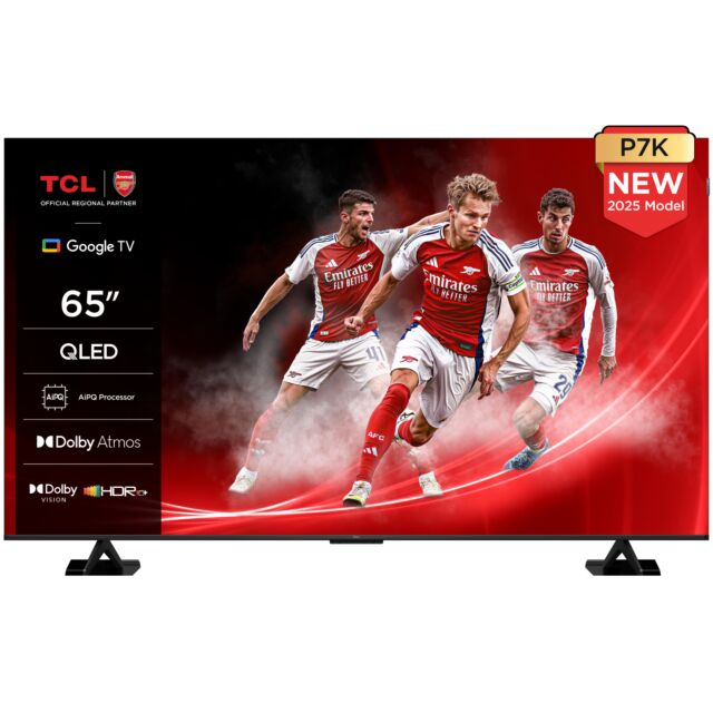 TCL 65P7K-UK 65inch 4K QLED Direct LED HDR Google TV