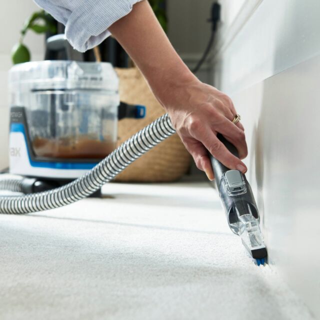 Vax CDSW-MPXPKIT SpotWash Home Duo Carpet Washer with extra 1.5L Spot Wash Antibacterial Solution â€“ Blue