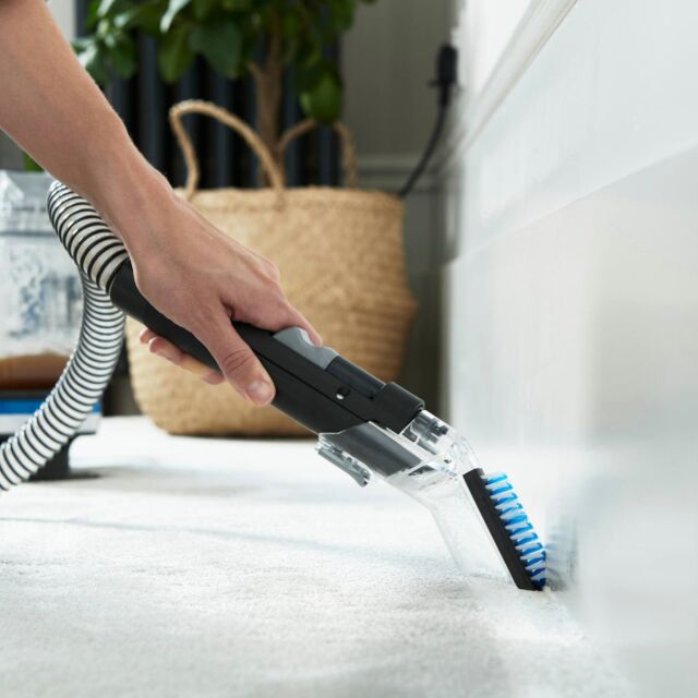 Vax CDSW-MPXPKIT SpotWash Home Duo Carpet Washer with extra 1.5L Spot Wash Antibacterial Solution â€“ Blue