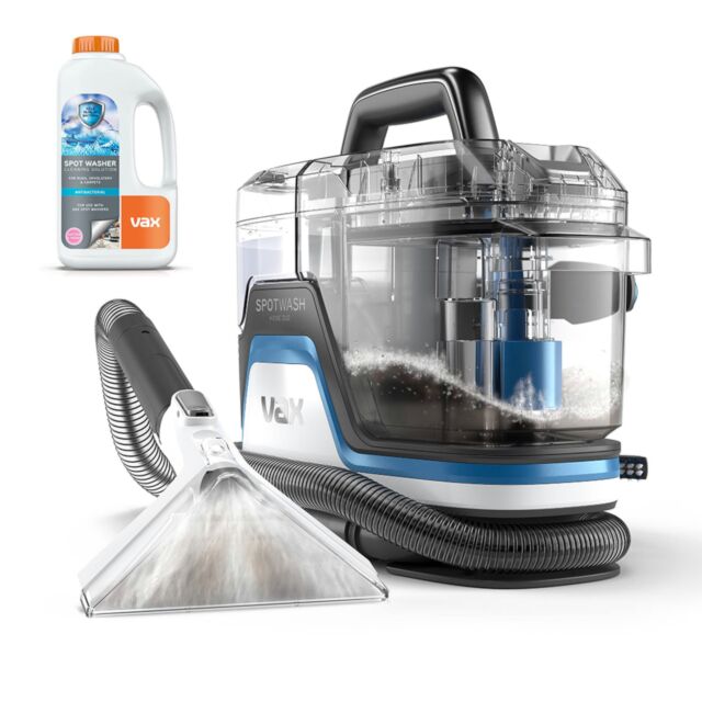 Vax CDSW-MPXPKIT SpotWash Home Duo Carpet Washer with extra 1.5L Spot Wash Antibacterial Solution â€“ Blue